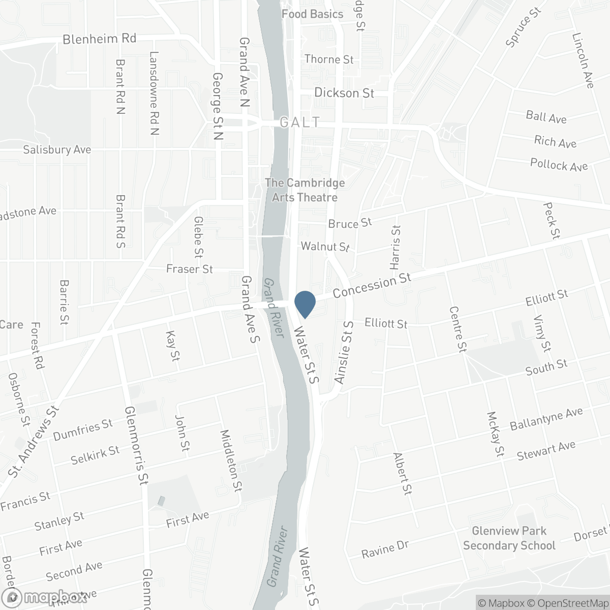 25 CONCESSION Street Unit# 111, Cambridge, Ontario N1R 2G6